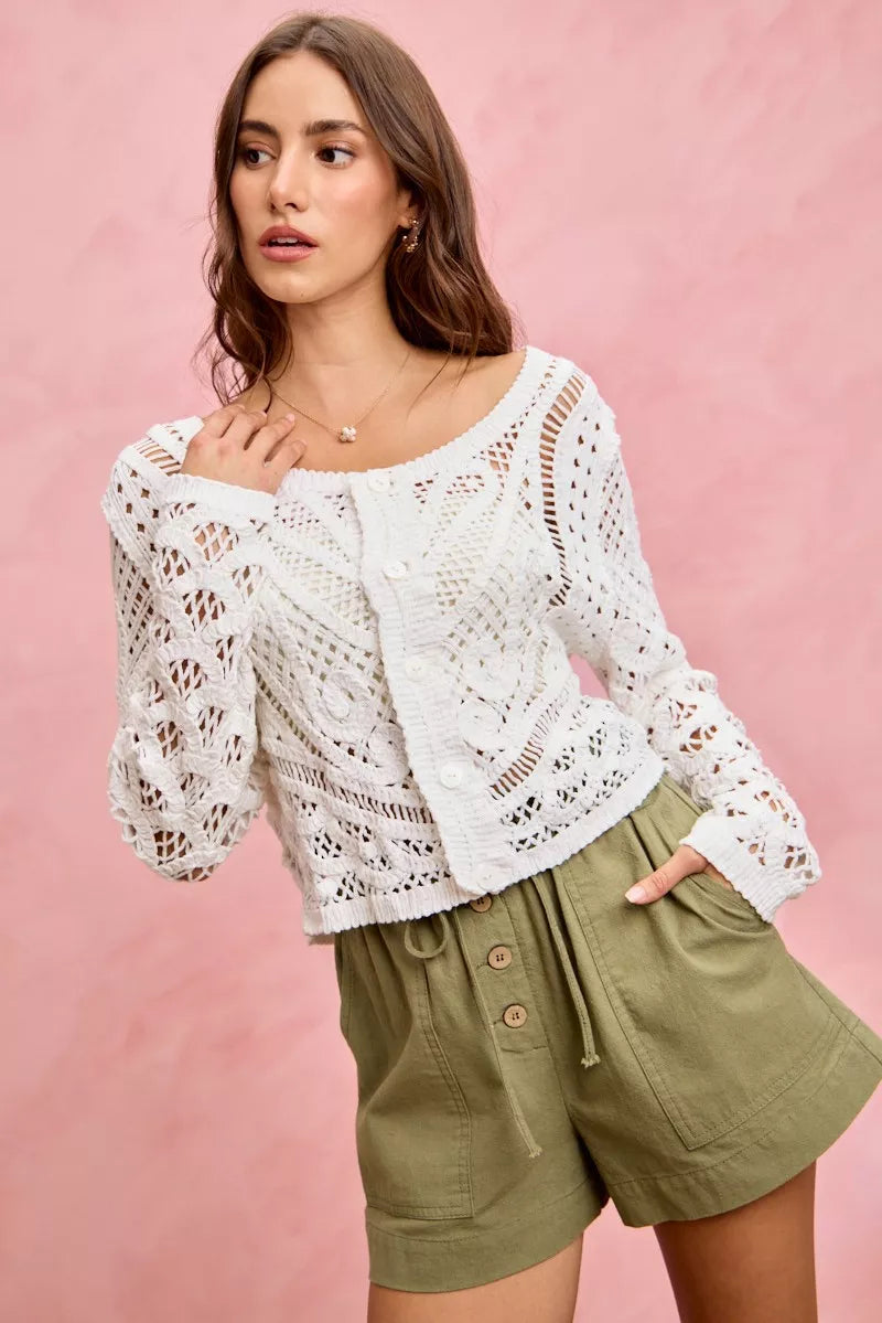 SO ME Paper Bag Patch Pocket Drawstring Twill Shorts 801d6cfc82594e578a3b89e531c4d553-Max-Origin