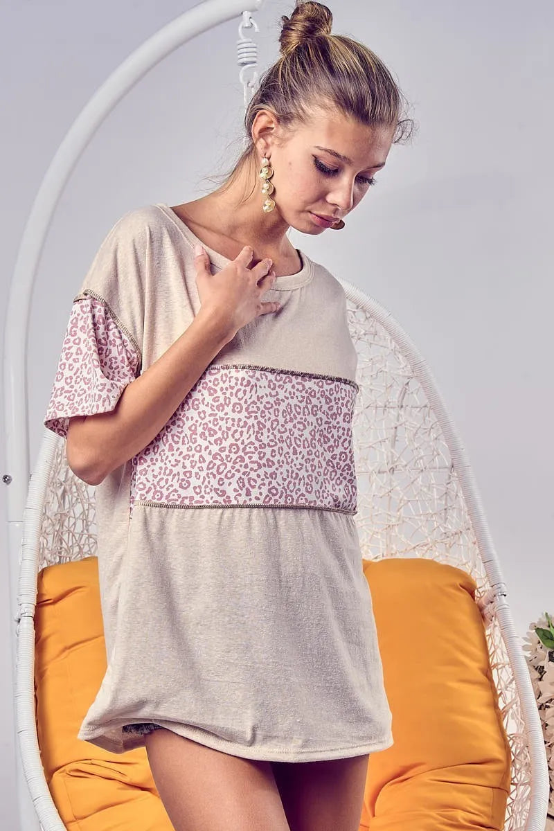 BiBi Triblend Knit with Leopard Block Out Stitching 836cb4dfed404e82847e1eeca35dbe9e-Max-Origin