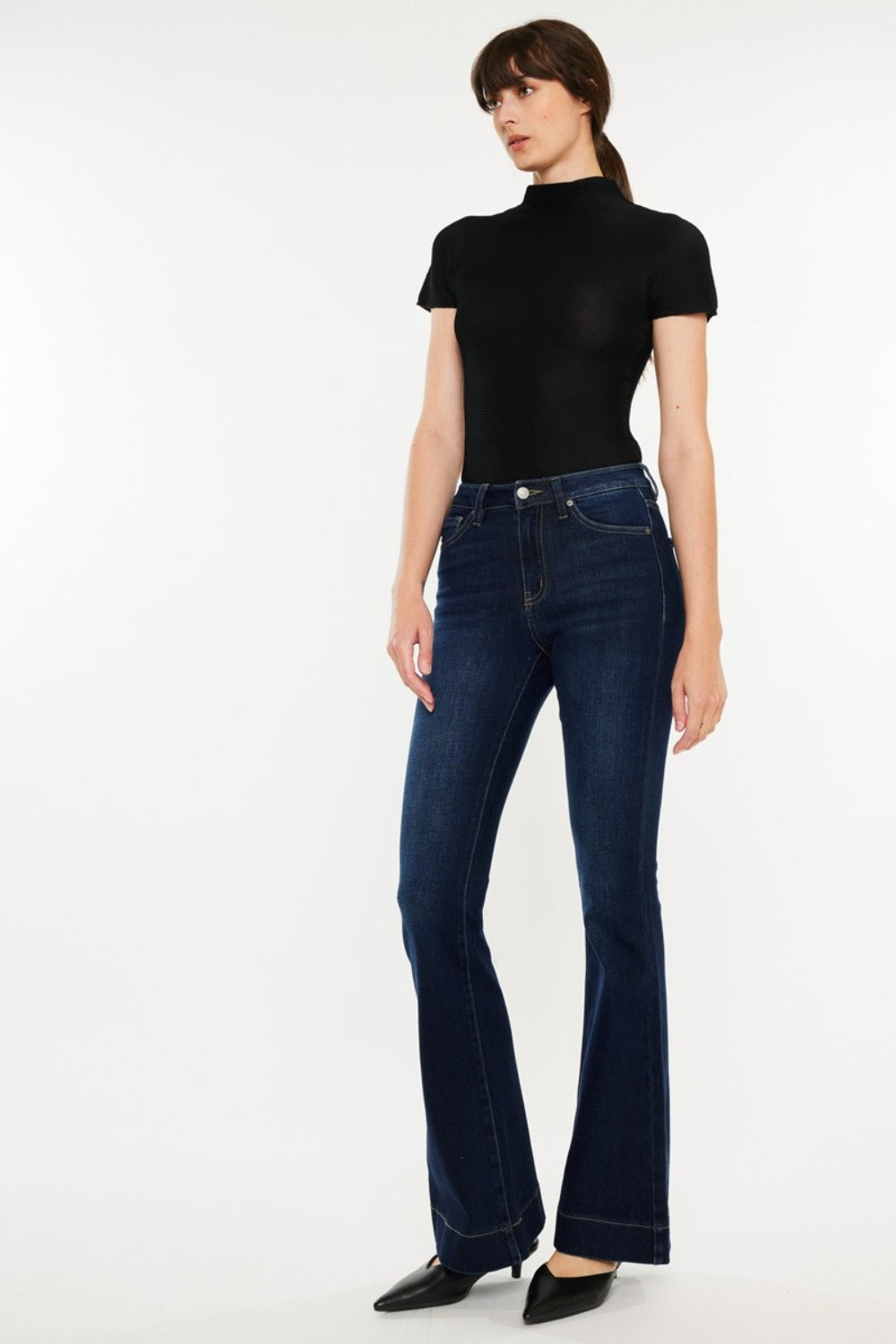 Kancan High Rise Slim Flare Jeans Kancan High Rise Slim Flare Jeans