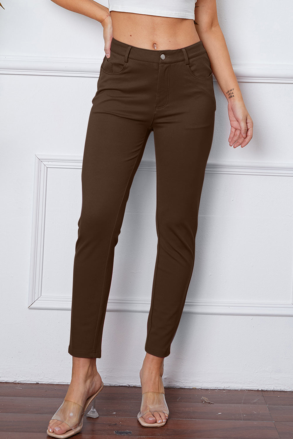 StretchyStitch Pants by Basic Bae StretchyStitch Pants by Basic Bae - TopFashionHQ