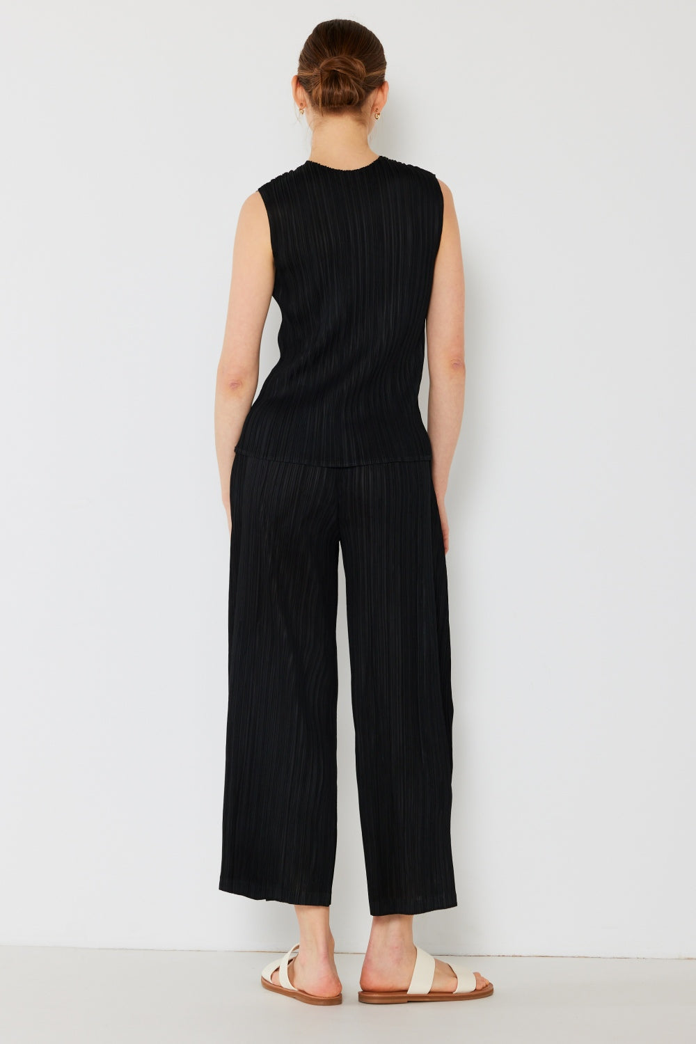 Marina West Swim Pleated Wide-Leg Pants with Side Pleat Detail Marina West Swim Pleated Wide-Leg Pants with Side Pleat Detail - TopFashionHQ