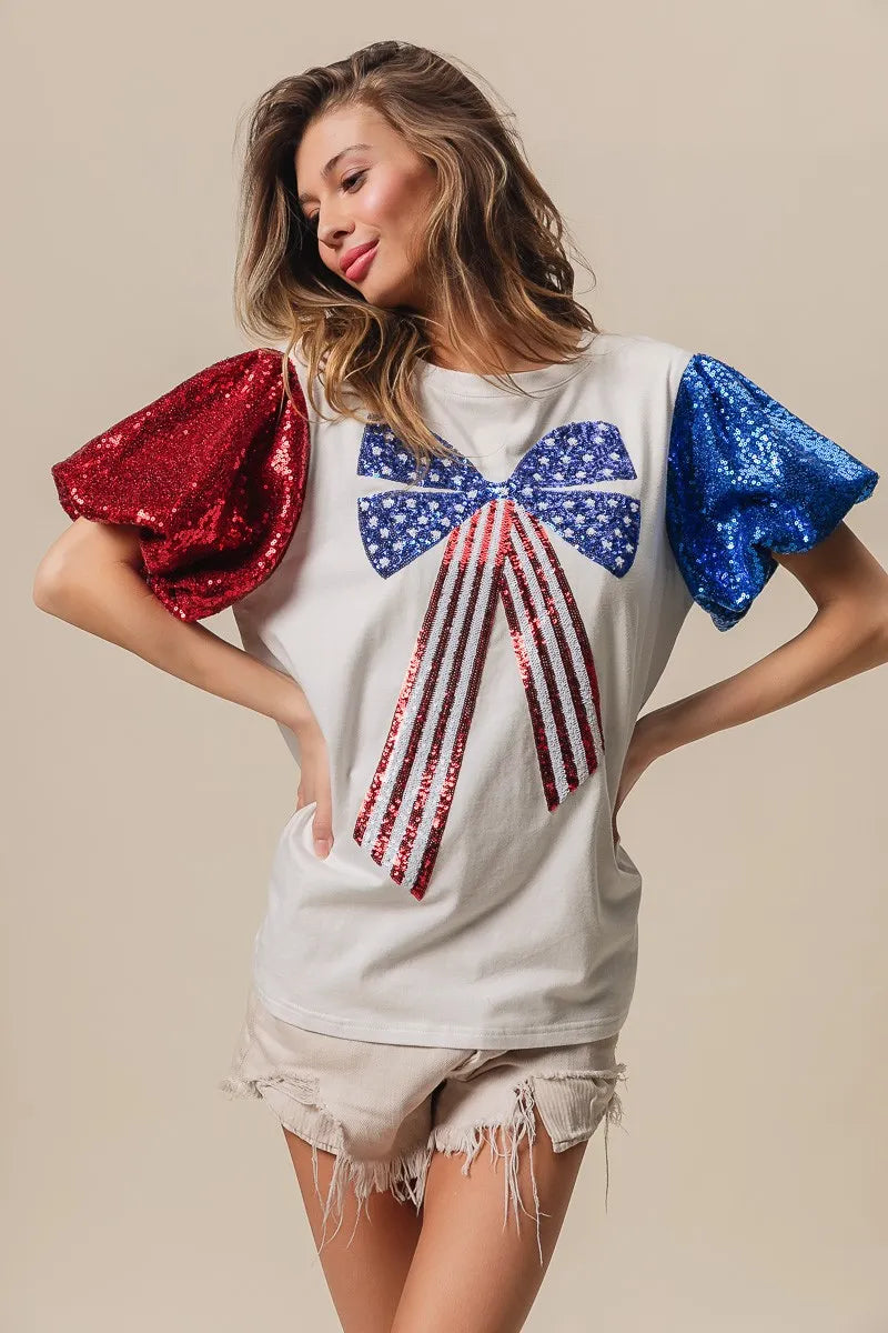 BiBi Sequin American Flag Bow Top 876b99e97db049cbb9f3520476561a58-Max-Origin