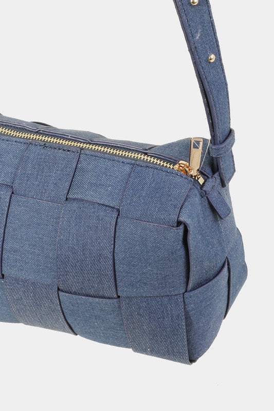 Fame Woven Crossbody Bag with Adjustable Strap Fame Woven Crossbody Bag with Adjustable Strap
