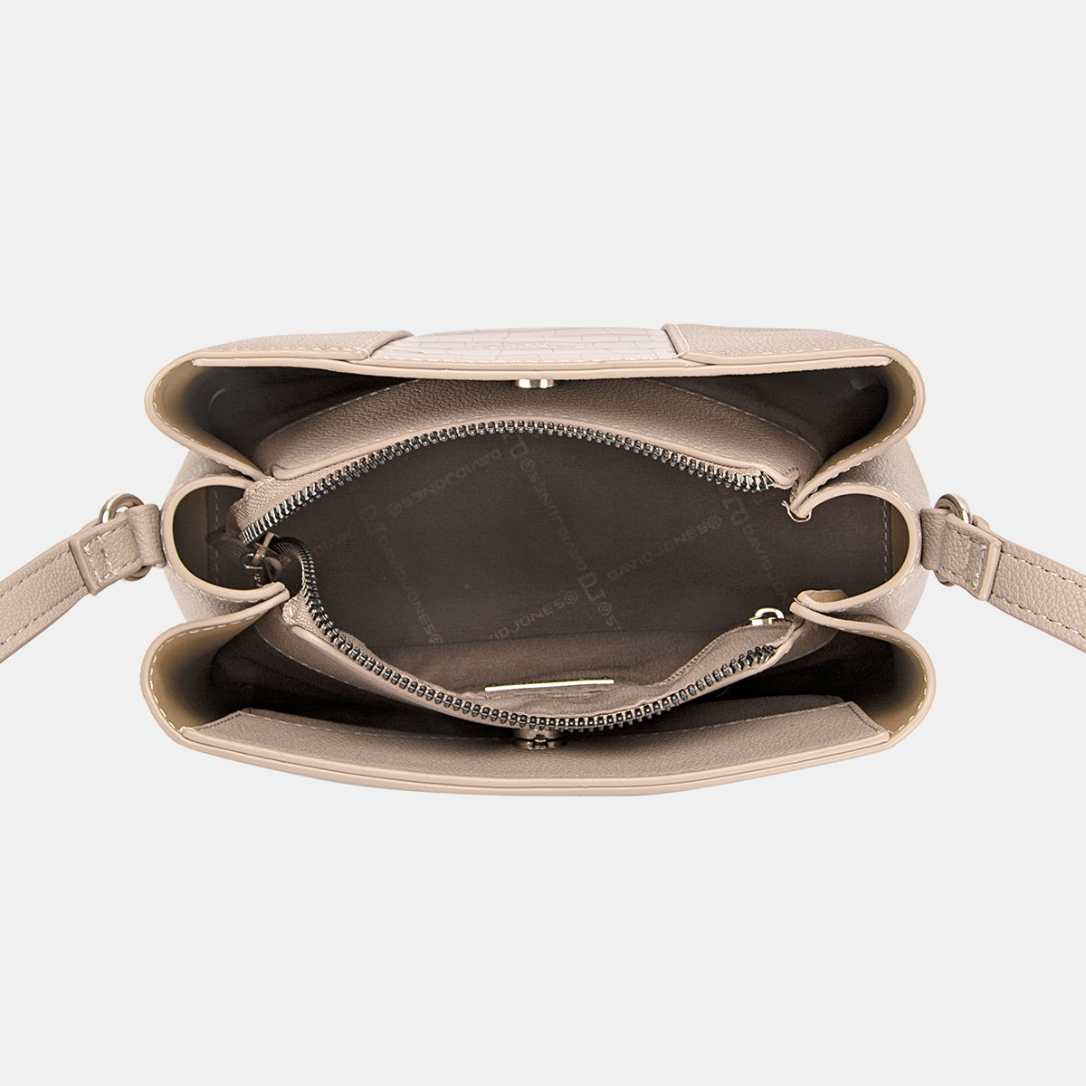 David Jones PU Leather Crossbody Bag David Jones PU Leather Crossbody Bag - TopFashionHQ
