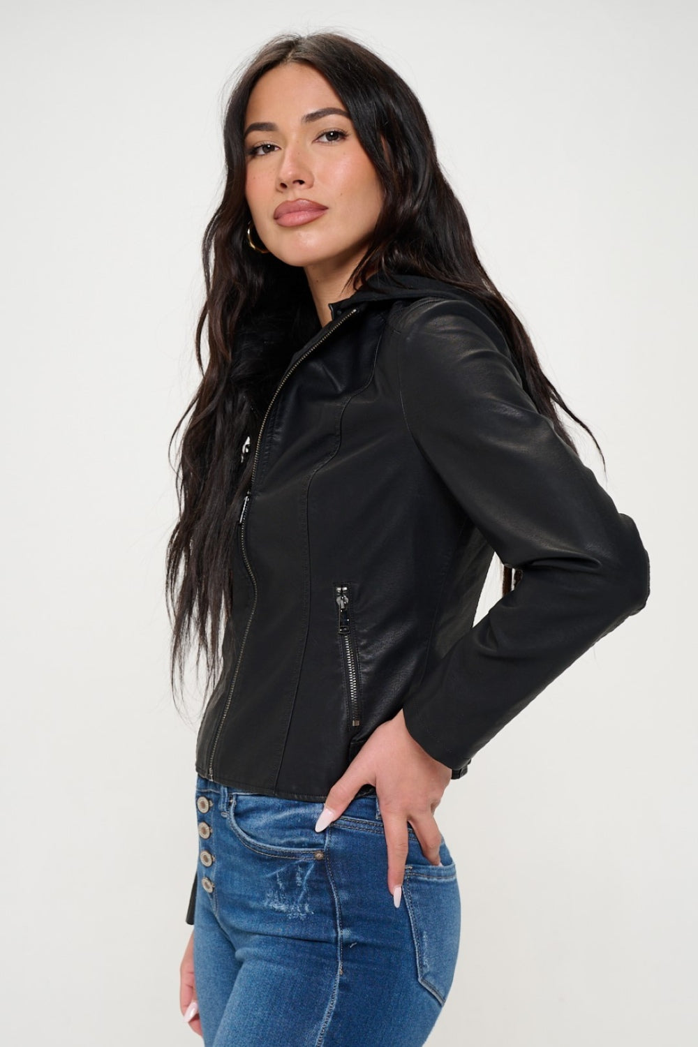 Coalition LA Zip Up Hooded Jacket Coalition LA Zip Up Hooded Jacket - TopFashionHQ