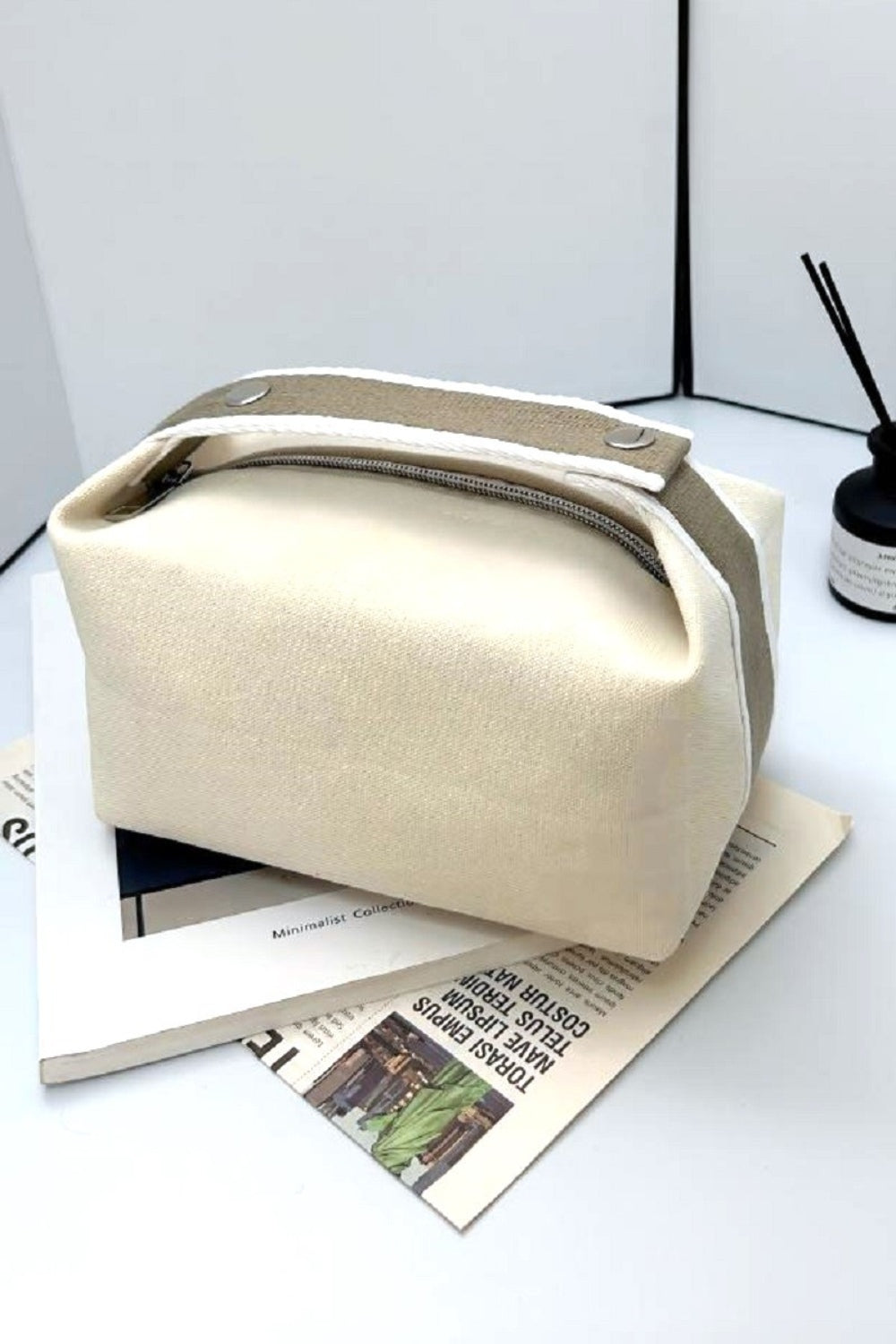 Zenana Waterproof Canvas Travel Cosmetic Bag Zenana Waterproof Canvas Travel Cosmetic Bag - TopFashionHQ