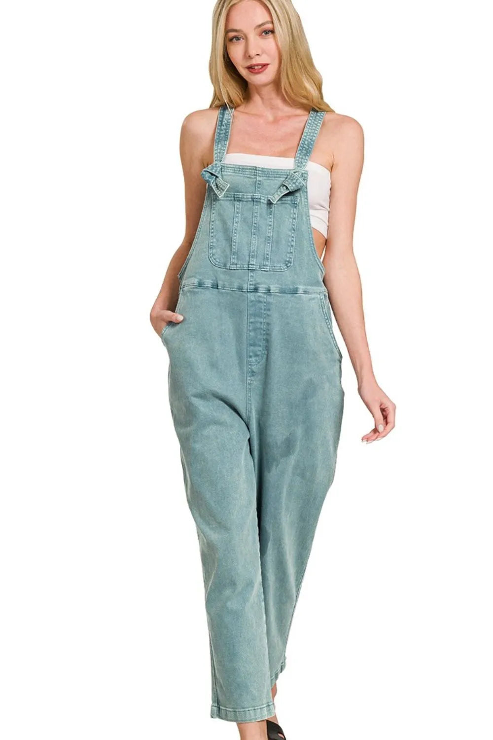 Zenana Washed Knot Strap Relaxed Fit Overalls 89a01a80-f818-4fed-94ff-ccdfbafaacdf-Max-Origin
