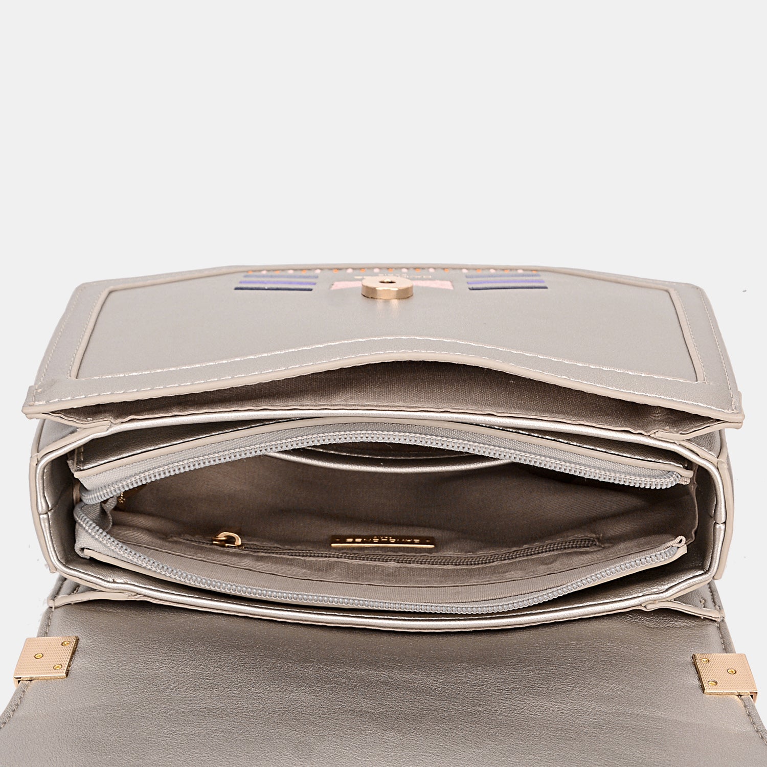 David Jones Geometric Print Crossbody Bag David Jones Geometric Print Crossbody Bag - TopFashionHQ