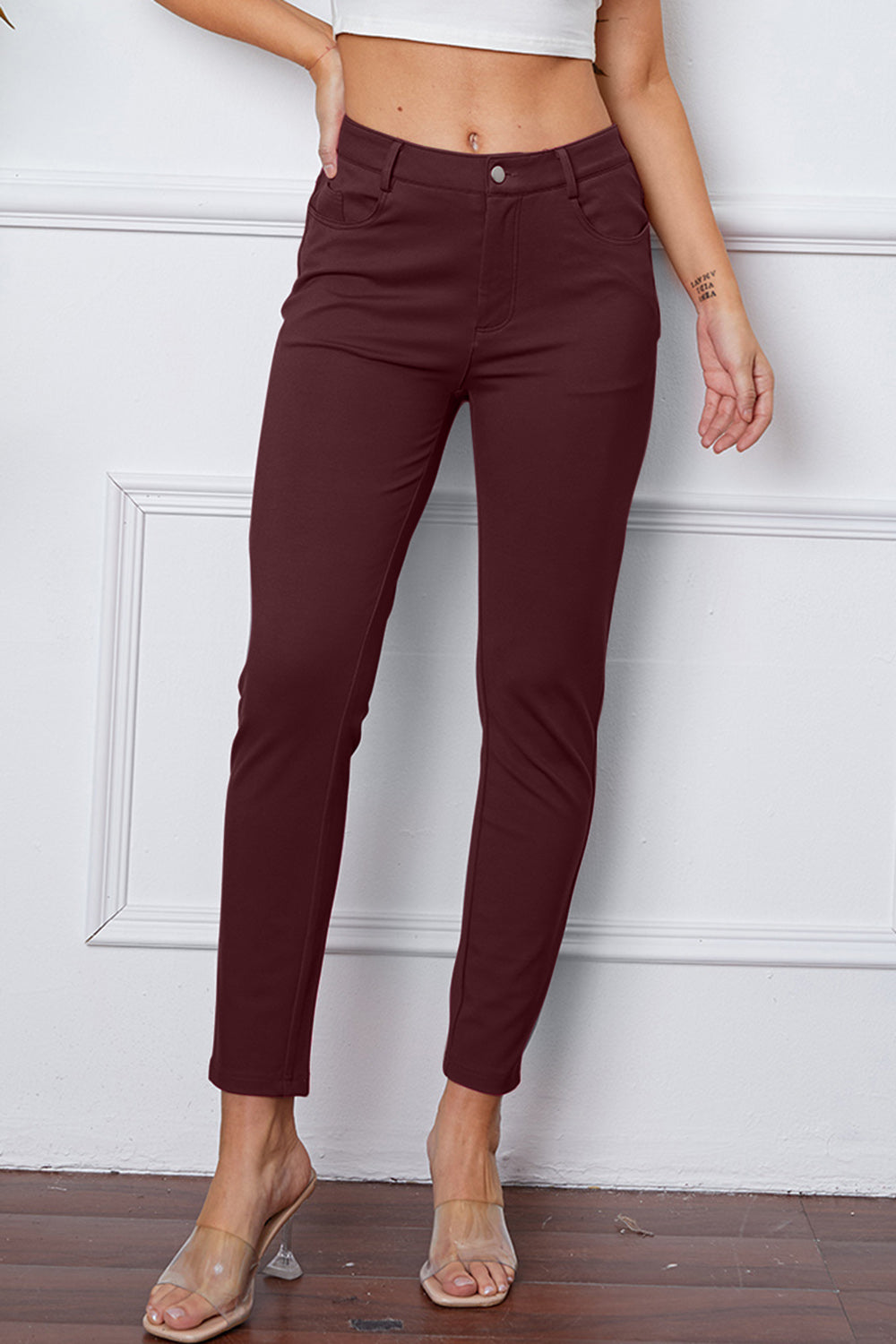 StretchyStitch Pants by Basic Bae StretchyStitch Pants by Basic Bae - TopFashionHQ