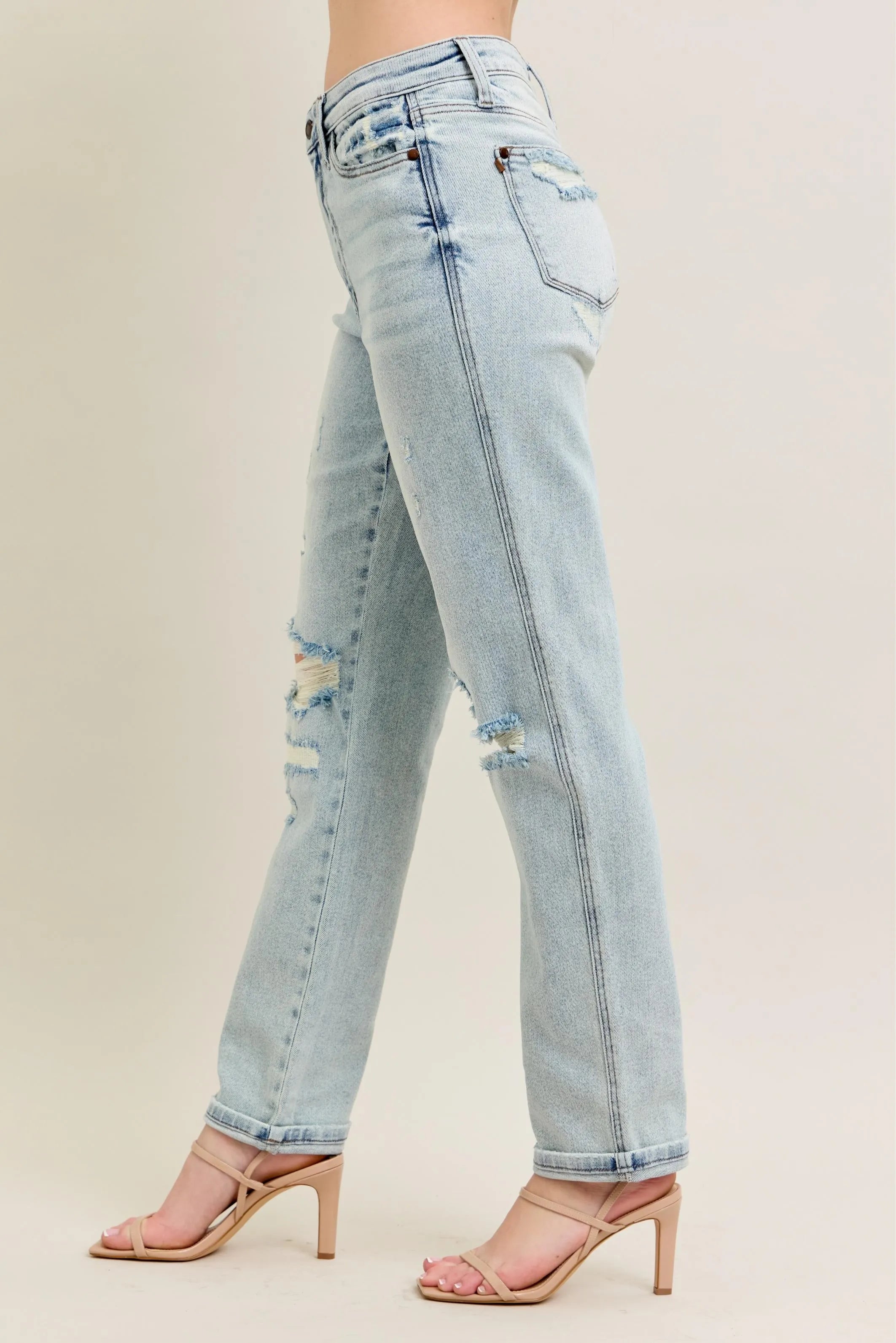 Judy Blue Full Size Mr Repair Stitch Detail Destroy Single Cuff Bf Jeans Plus Size 8c3057b08b0447d5857ff38fbf290e7c-Max-Origin
