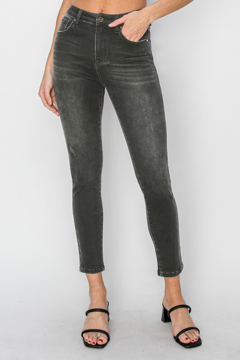 RISEN Full Size High Rise Ankle Skinny Jeans RISEN Full Size High Rise Ankle Skinny Jeans