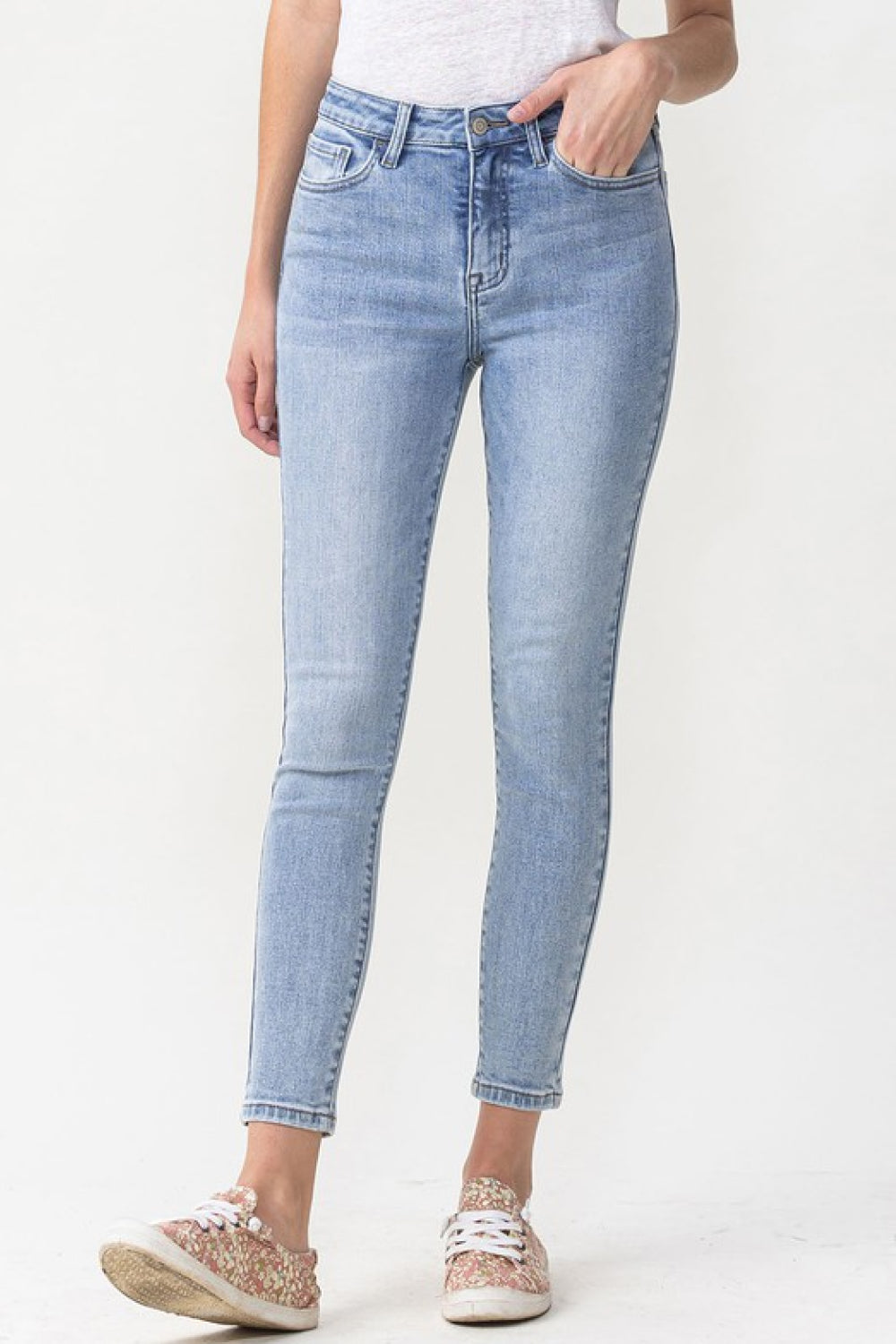 Lovervet Full Size Talia High Rise Crop Skinny Jeans Lovervet Full Size Talia High Rise Crop Skinny Jeans - TopFashionHQ