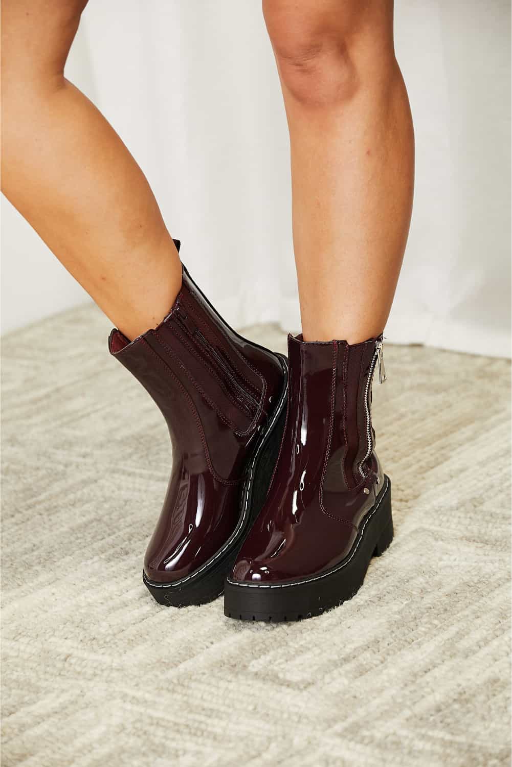 Forever Link Side Zip Platform Boots Forever Link Side Zip Platform Boots - TopFashionHQ