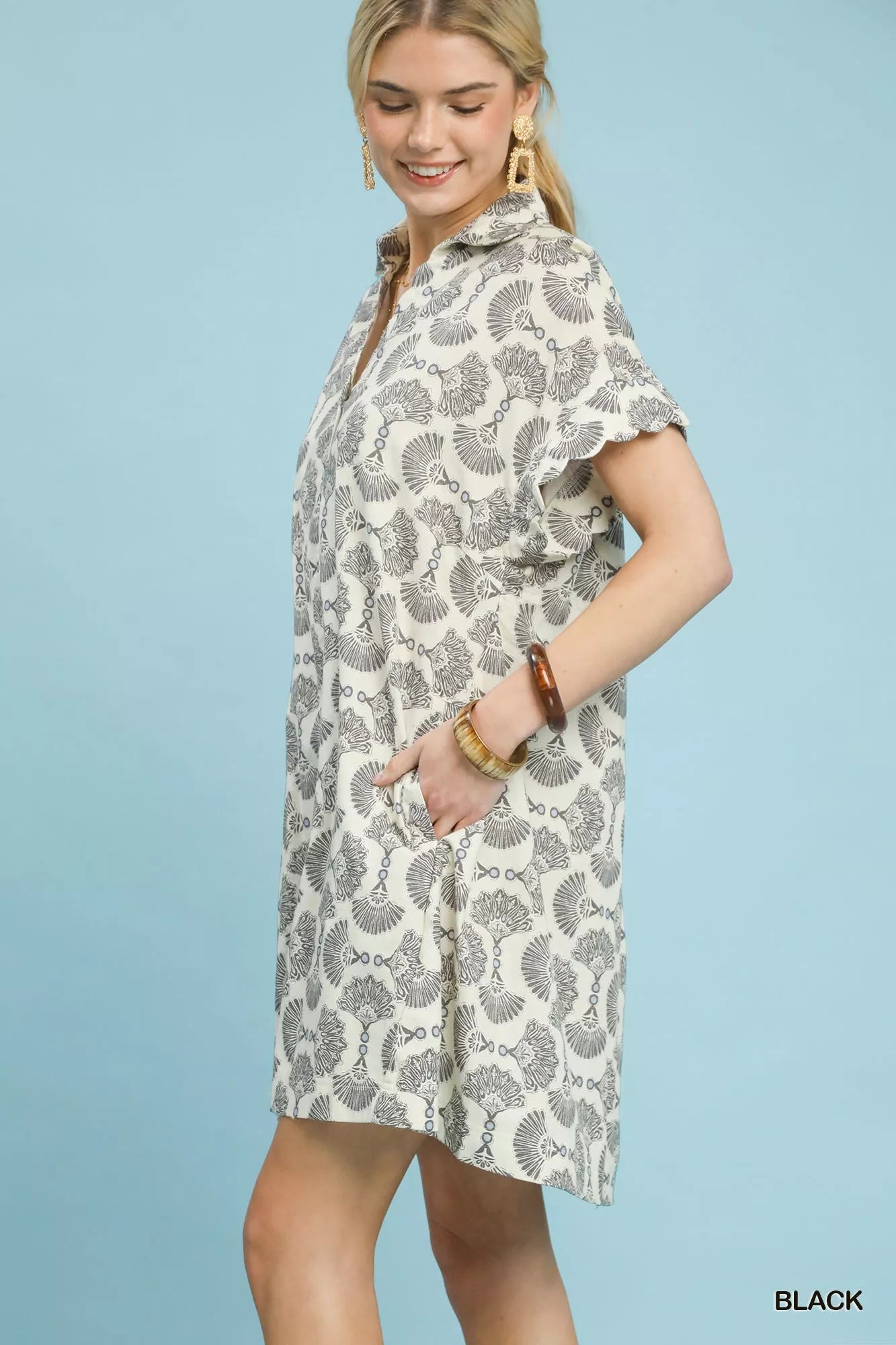 Umgee Printed Button Front Shirt Dress 937c84db-3e0f-4444-9b0a-7d439541ed67-Max-Origin