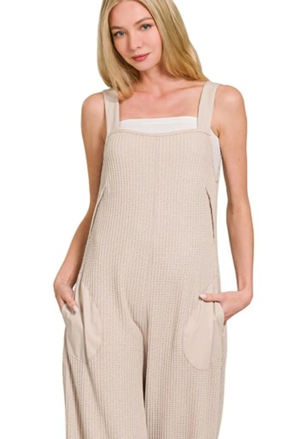 Zenana Knit Waffle Wide Leg Overalls 959db8b6-b8bb-4c84-9a53-53c483ab7cc5-Max-Origin