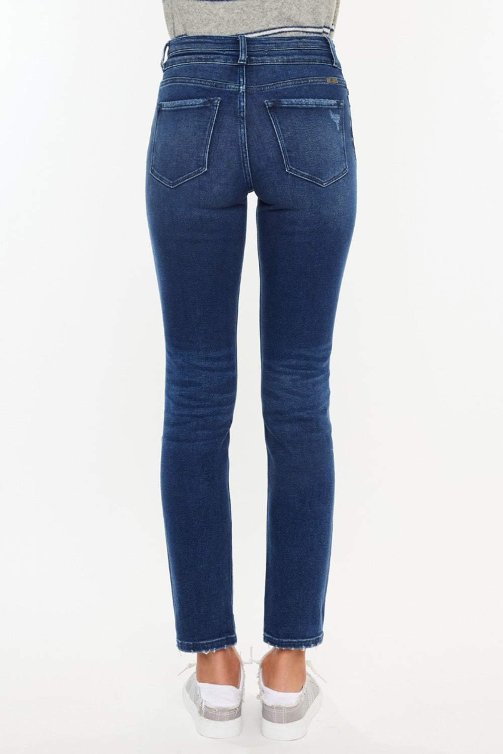 Kancan High Rise Slim Straight Jeans Kancan High Rise Slim Straight Jeans - TopFashionHQ