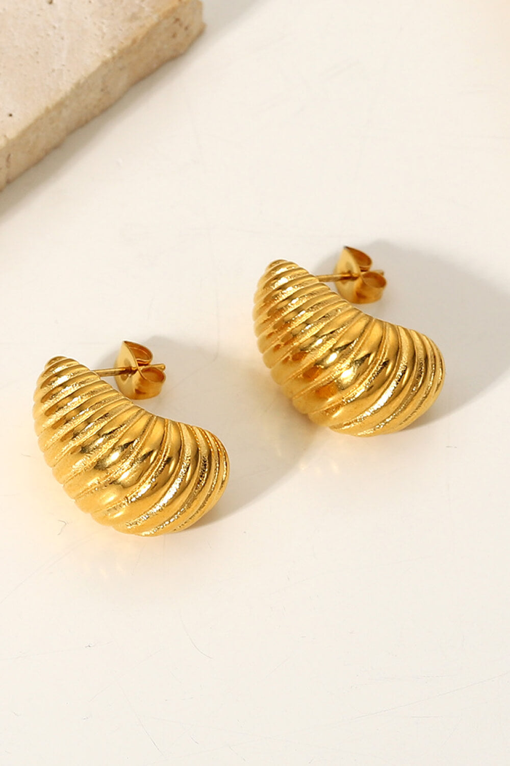 Shell Shore Spiral Stud Earrings Shell Shore Spiral Stud Earrings