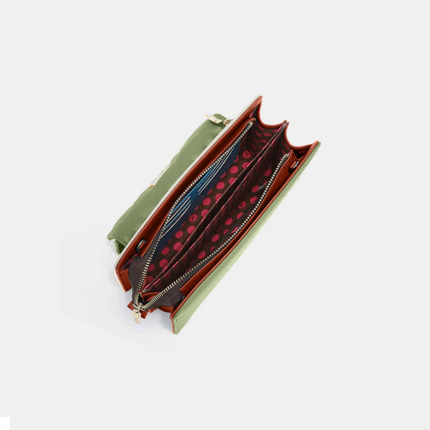 Nicole Lee USA Color Block Crossbody Bag Nicole Lee USA Color Block Crossbody Bag - TopFashionHQ