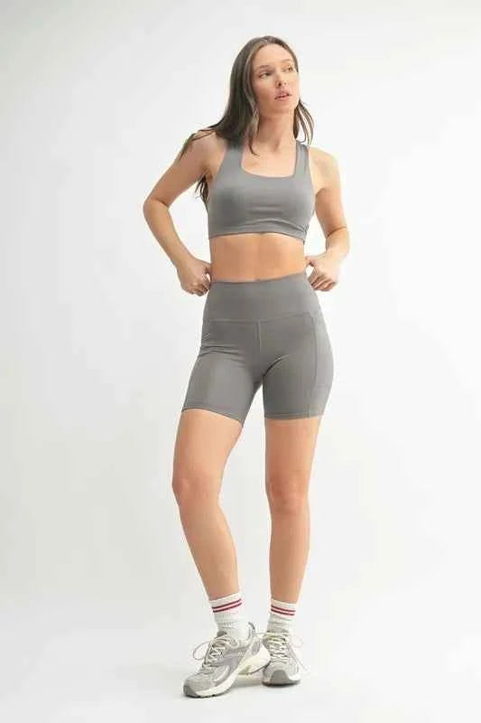 MONO B Venice Cloud Light Sculpt Biker Shorts MONO B Venice Cloud Light Sculpt Biker Shorts