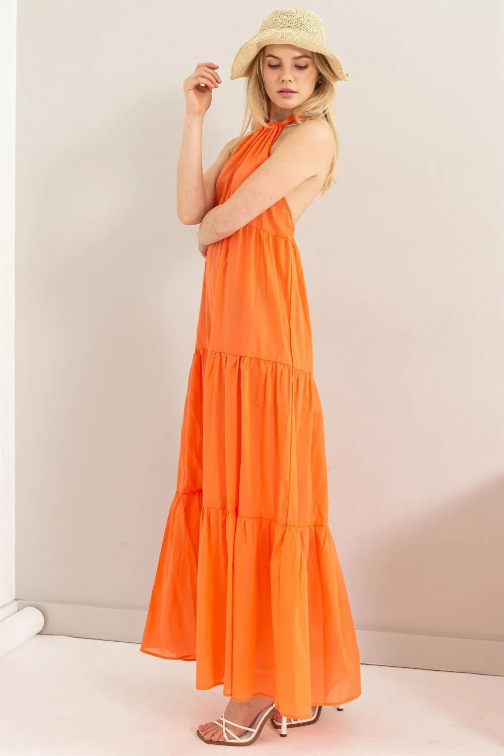 HYFVE Halter Neck Cover Up Maxi Dress 9cf1ac77-1743-4110-848e-01e32d9aae06-Max