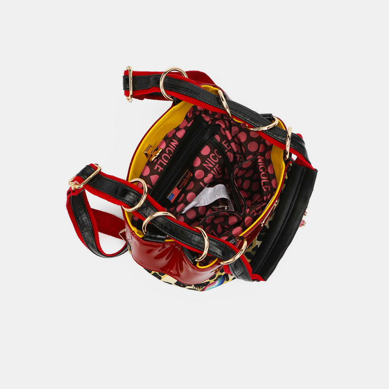 Nicole Lee USA Nylon Multifunctional Bucket Backpack Nicole Lee USA Nylon Multifunctional Bucket Backpack