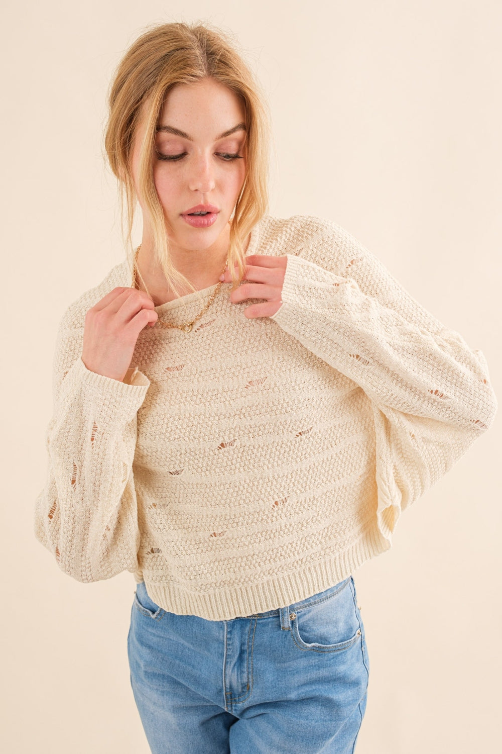And The Why Dolman Sleeves Sweater And The Why Dolman Sleeves Sweater - TopFashionHQ