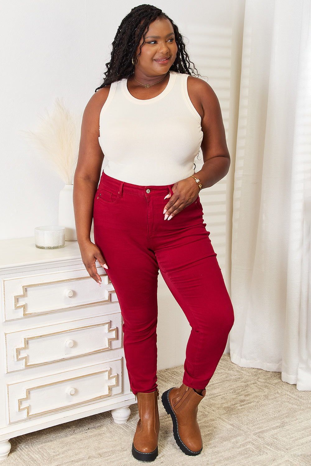 Basic Bae Full Size Round Neck Tank Basic Bae Full Size Round Neck Tank - TopFashionHQ