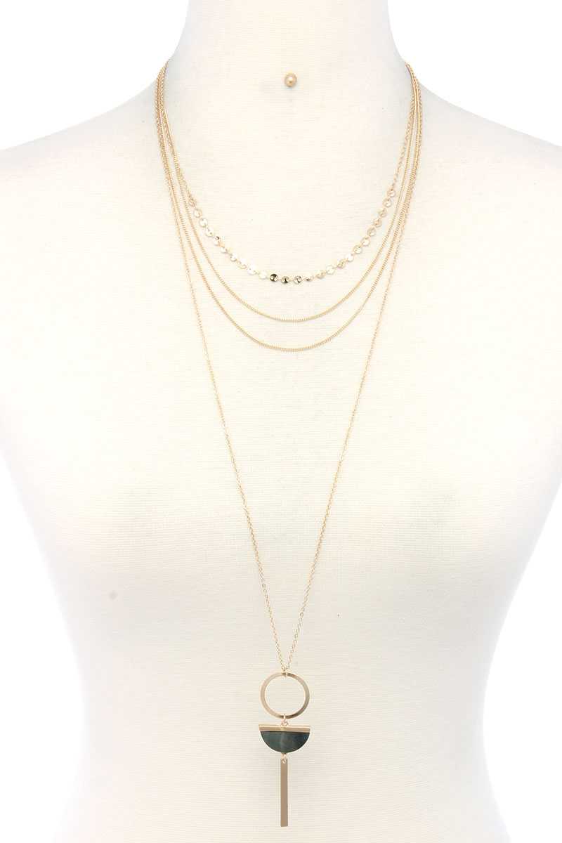 Metal Layered Necklace product image