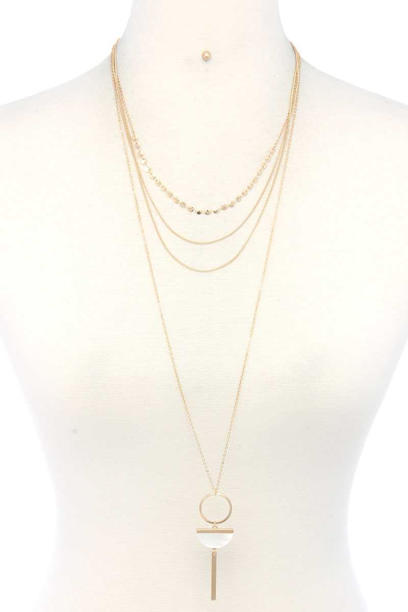 Metal Layered Necklace product image