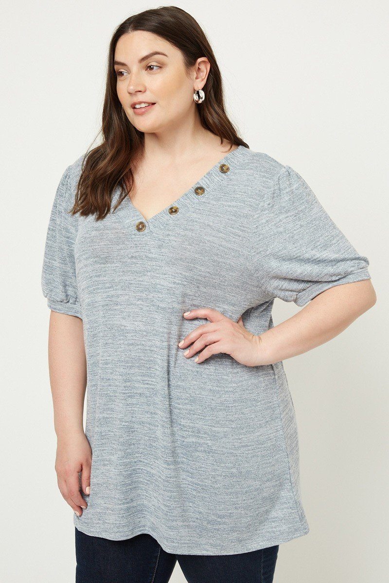 Knit V-neck Top product image