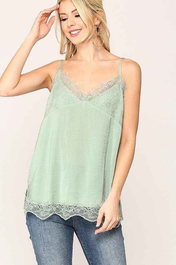Sleek Satin Cami Top Sleek Satin Cami Top