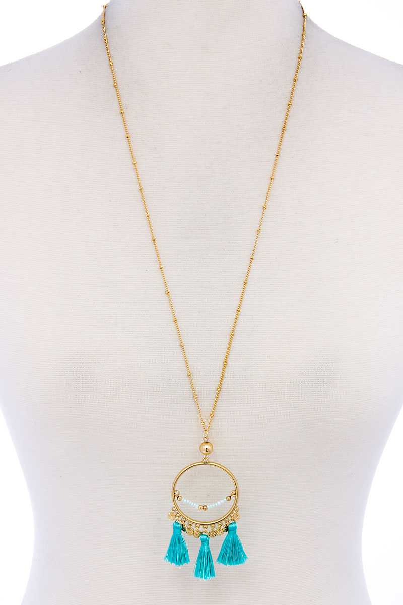 Modern Fashion Cute Tassel Pendant Necklace product image