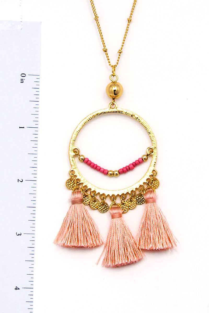 Modern Fashion Cute Tassel Pendant Necklace product image