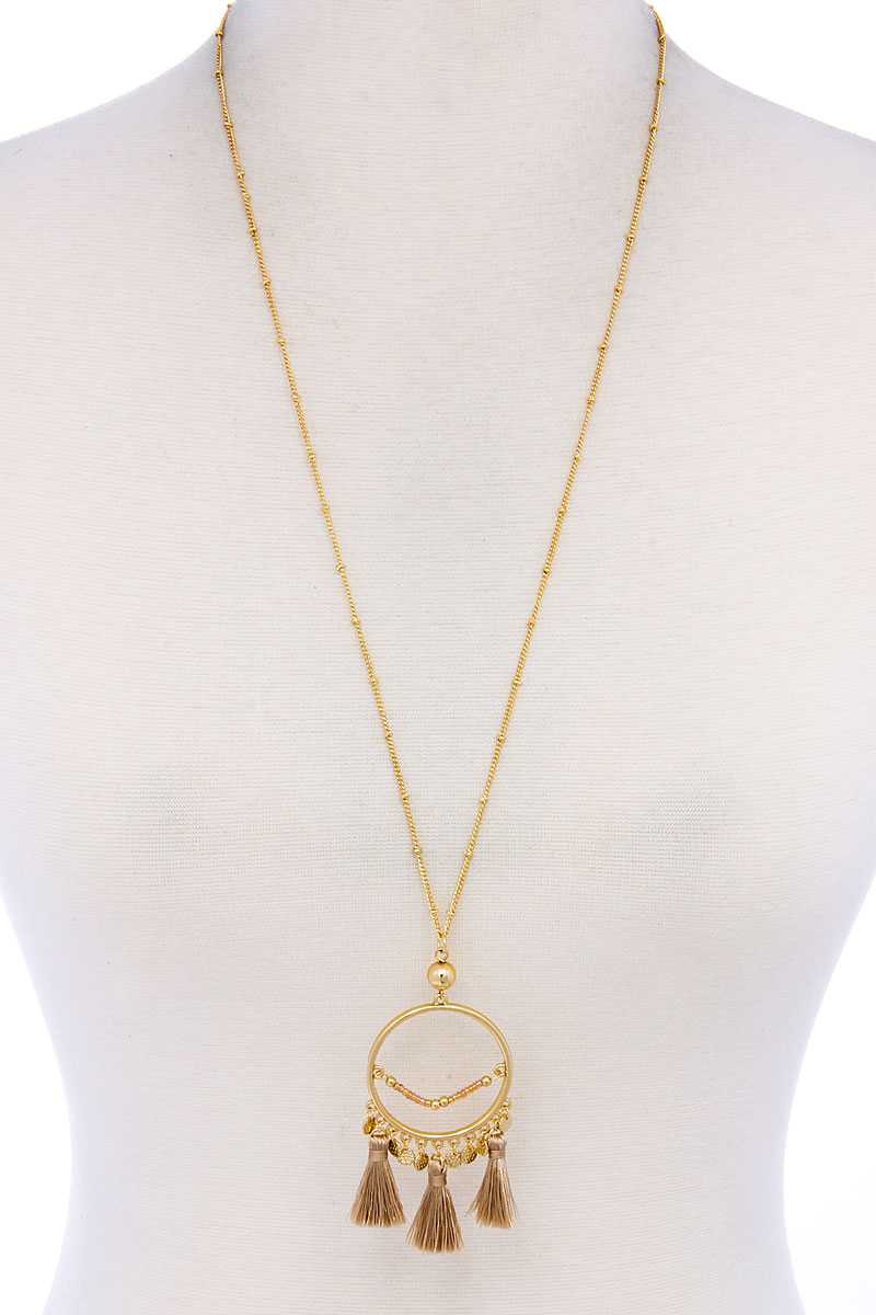 Modern Fashion Cute Tassel Pendant Necklace product image