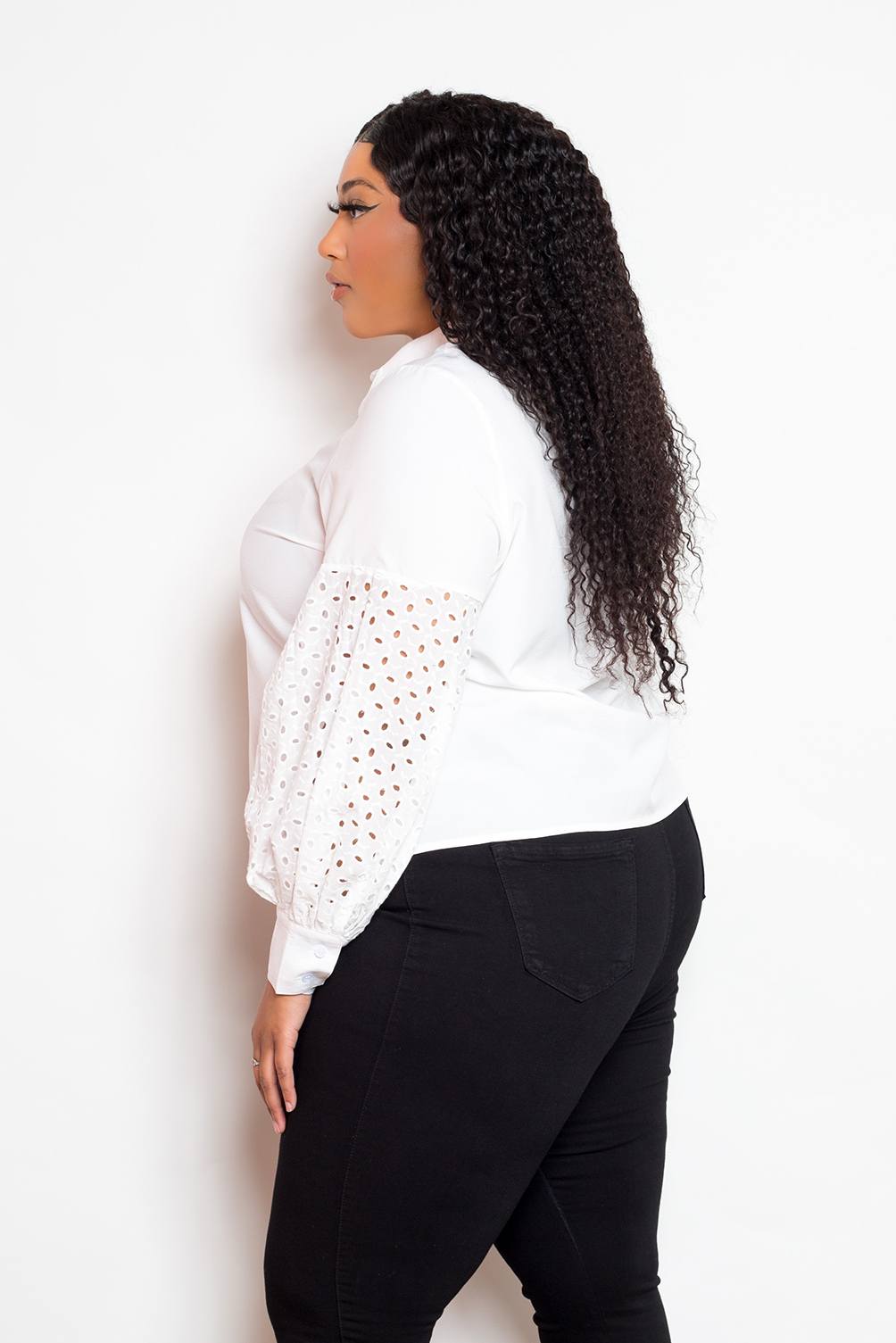 Blouse With Punched Sleeves product image