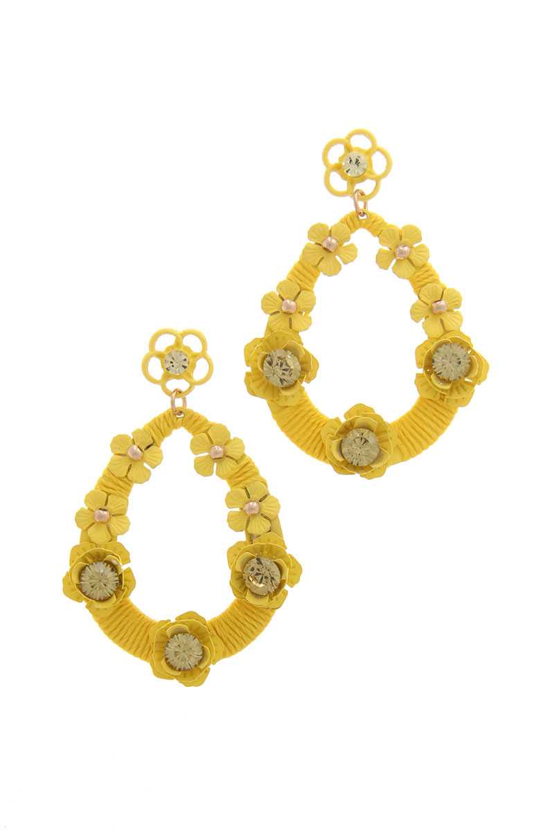 Floral Post Drop Earring product image