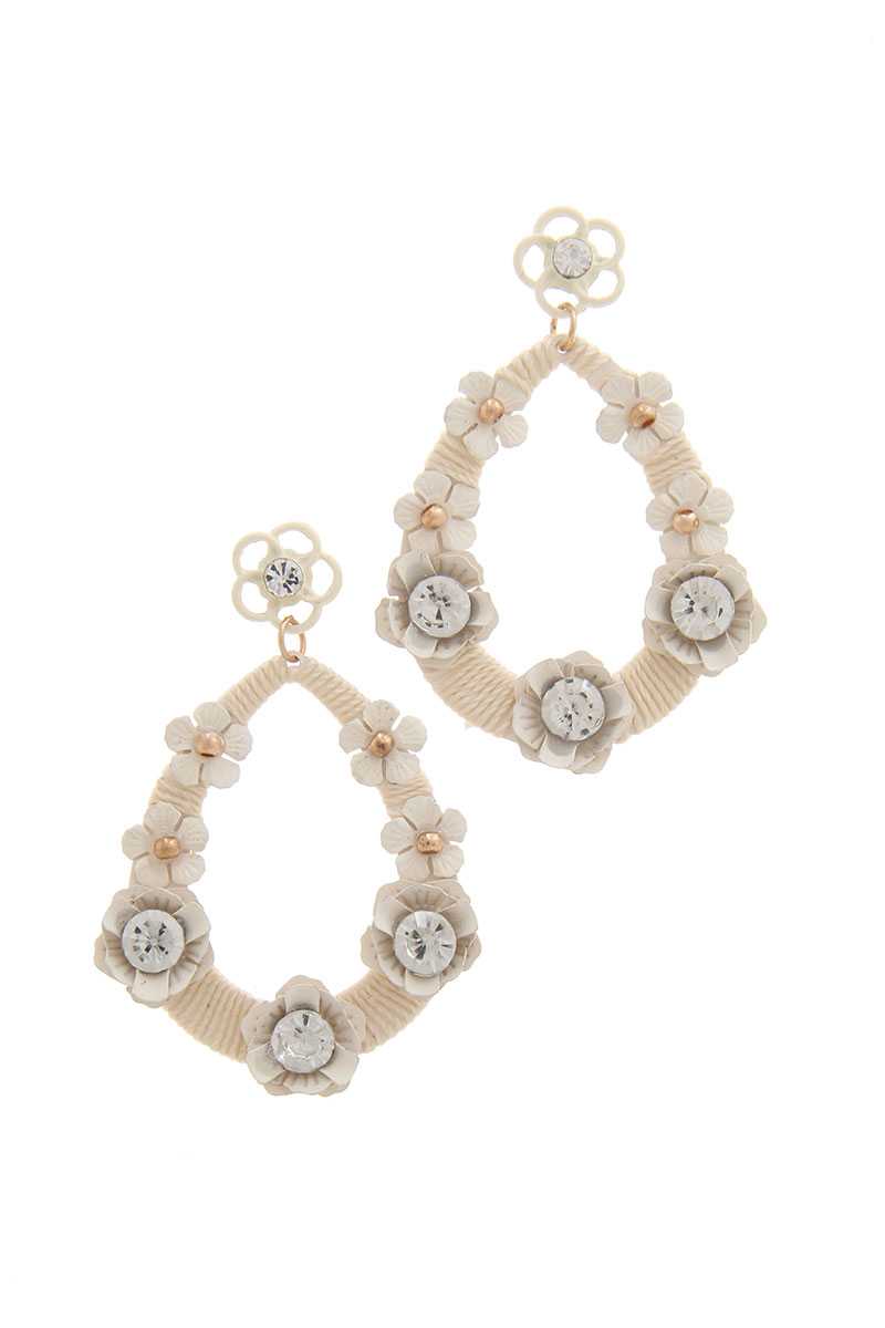 Floral Post Drop Earring product image