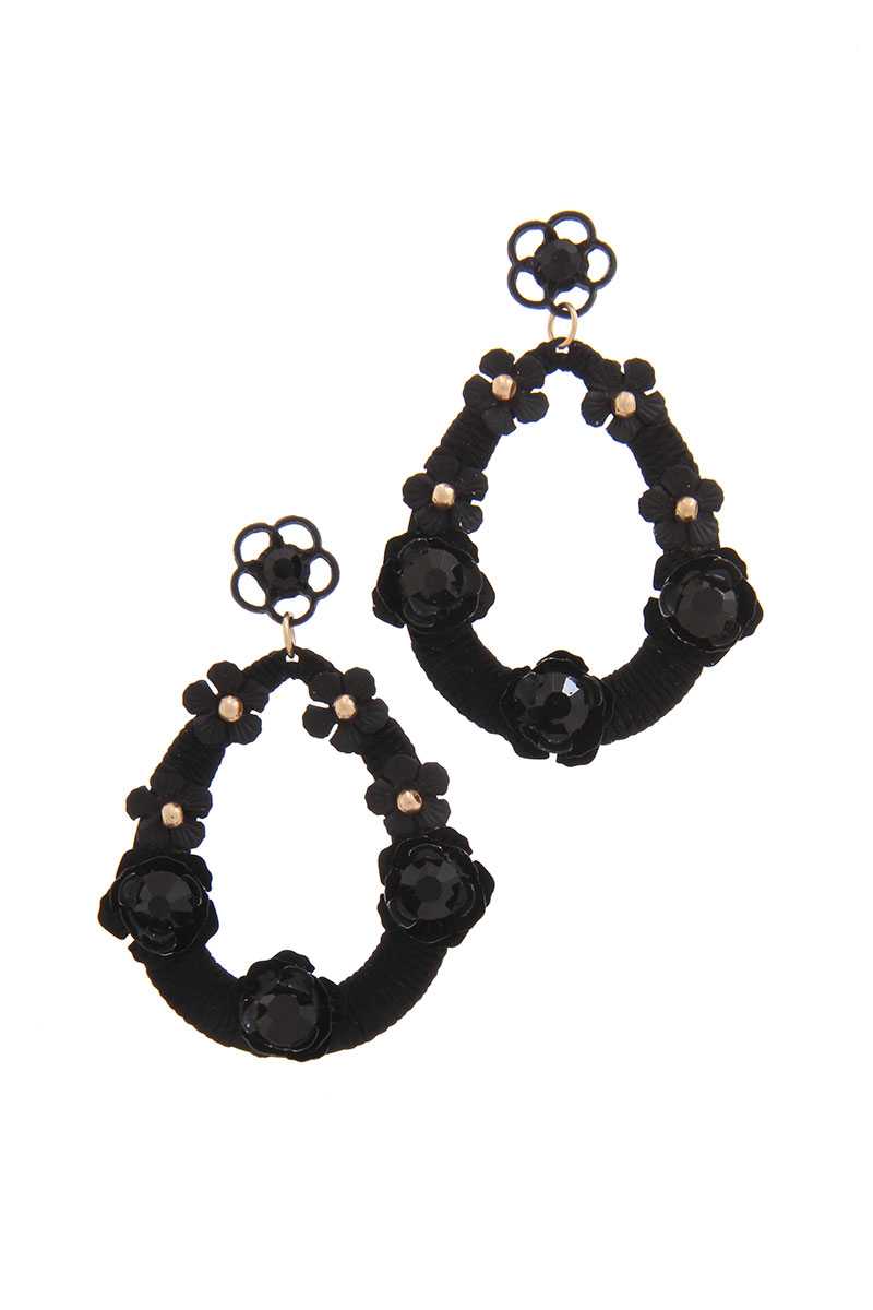 Floral Post Drop Earring product image