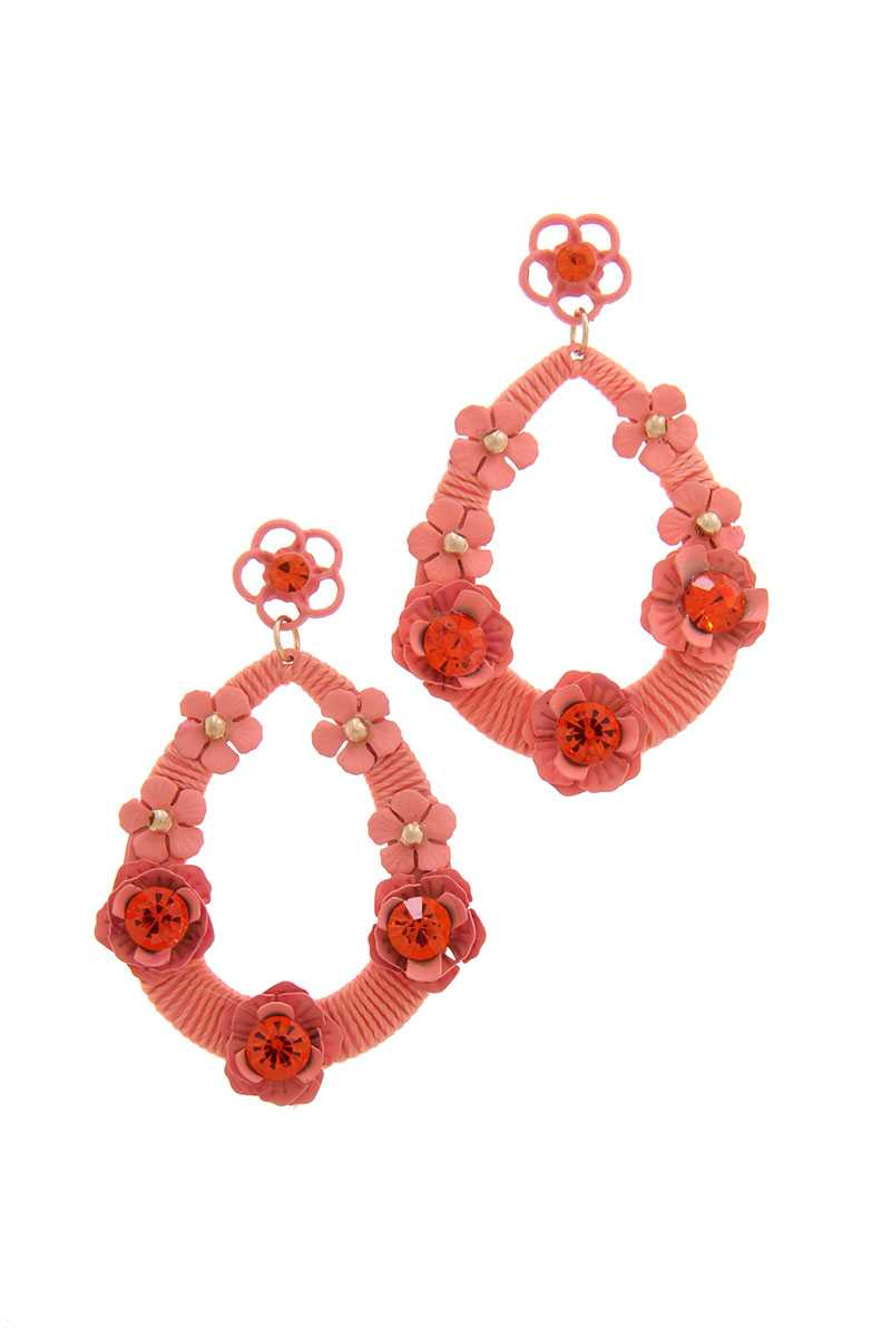 Floral Post Drop Earring product image