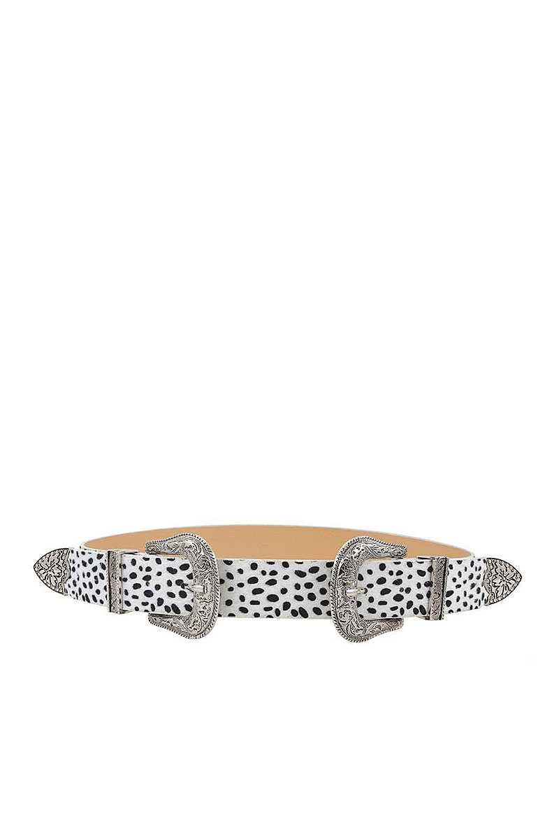 Fashion Chic Trendy Double Buckle Leopar Belt product image
