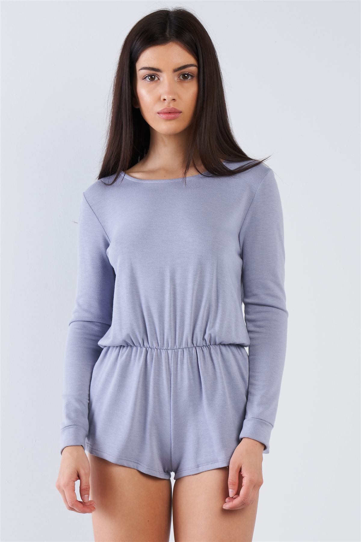 Comfy Tie-back Long Sleeve Romper product image