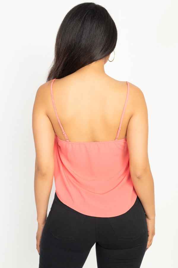 Scallop Opening Cami Top Scallop Opening Cami Top