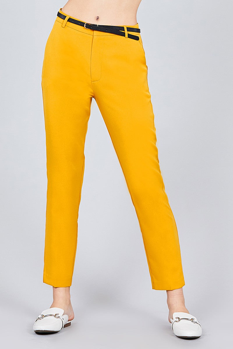 Classic Woven Pants W/belt product image