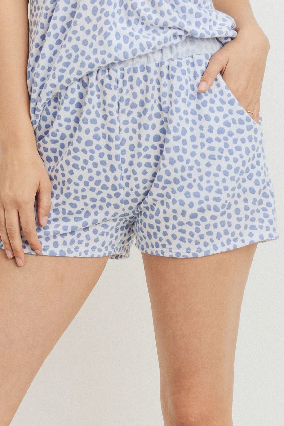 Leopard Printed Terry Short Pants product image
