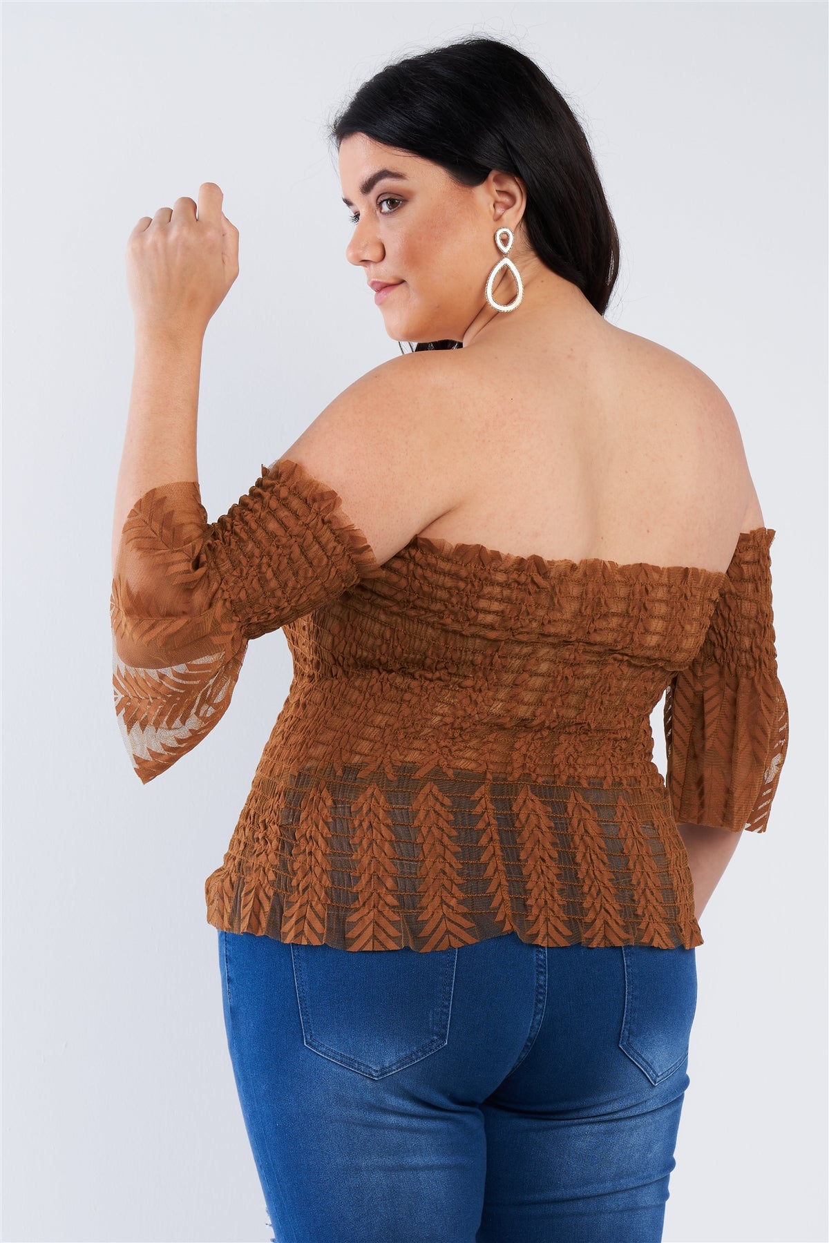 Off The Shoulder Plus Size Top product image