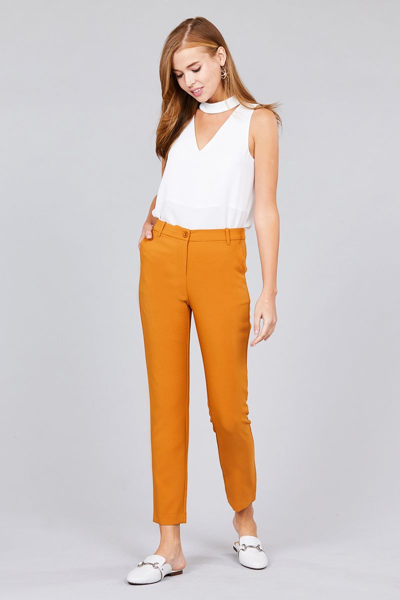 Seam Side Pocket Classic Long Pants product image