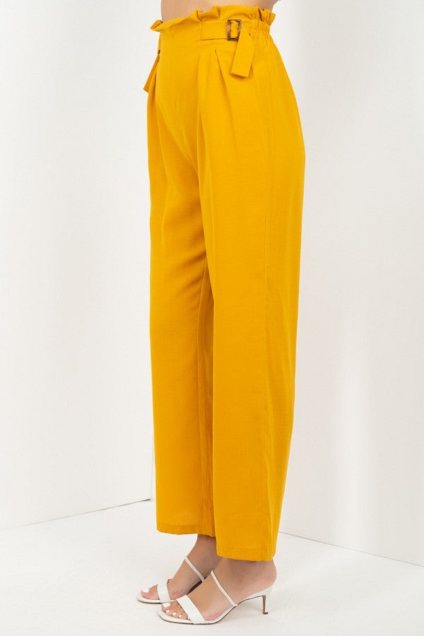High Waist Paperbag Wide Pants product image