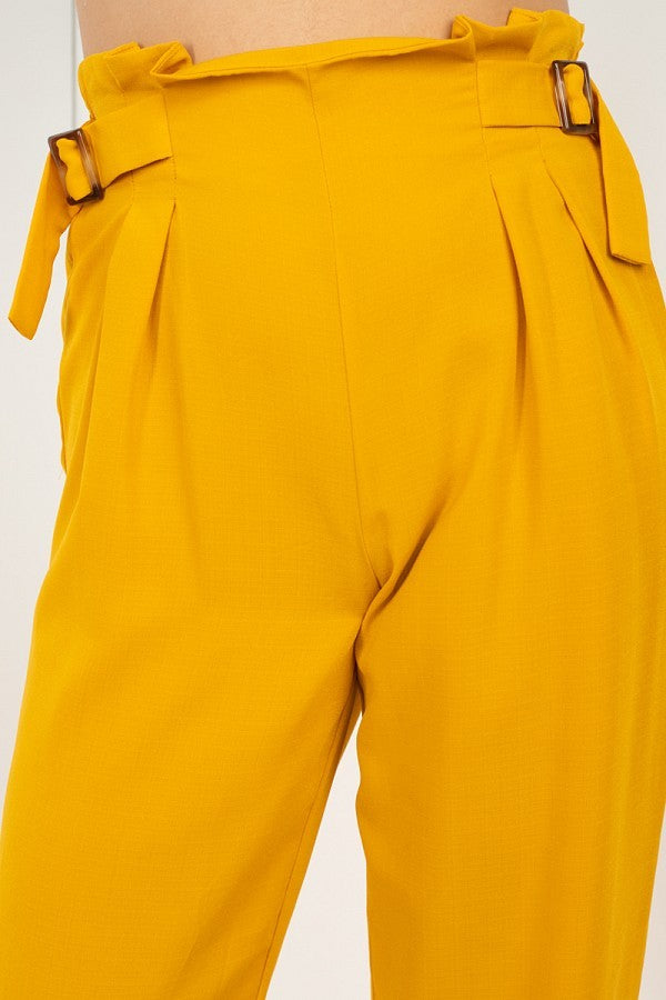 High Waist Paperbag Wide Pants product image