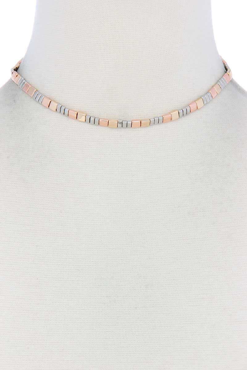 Metal Block Necklace product image