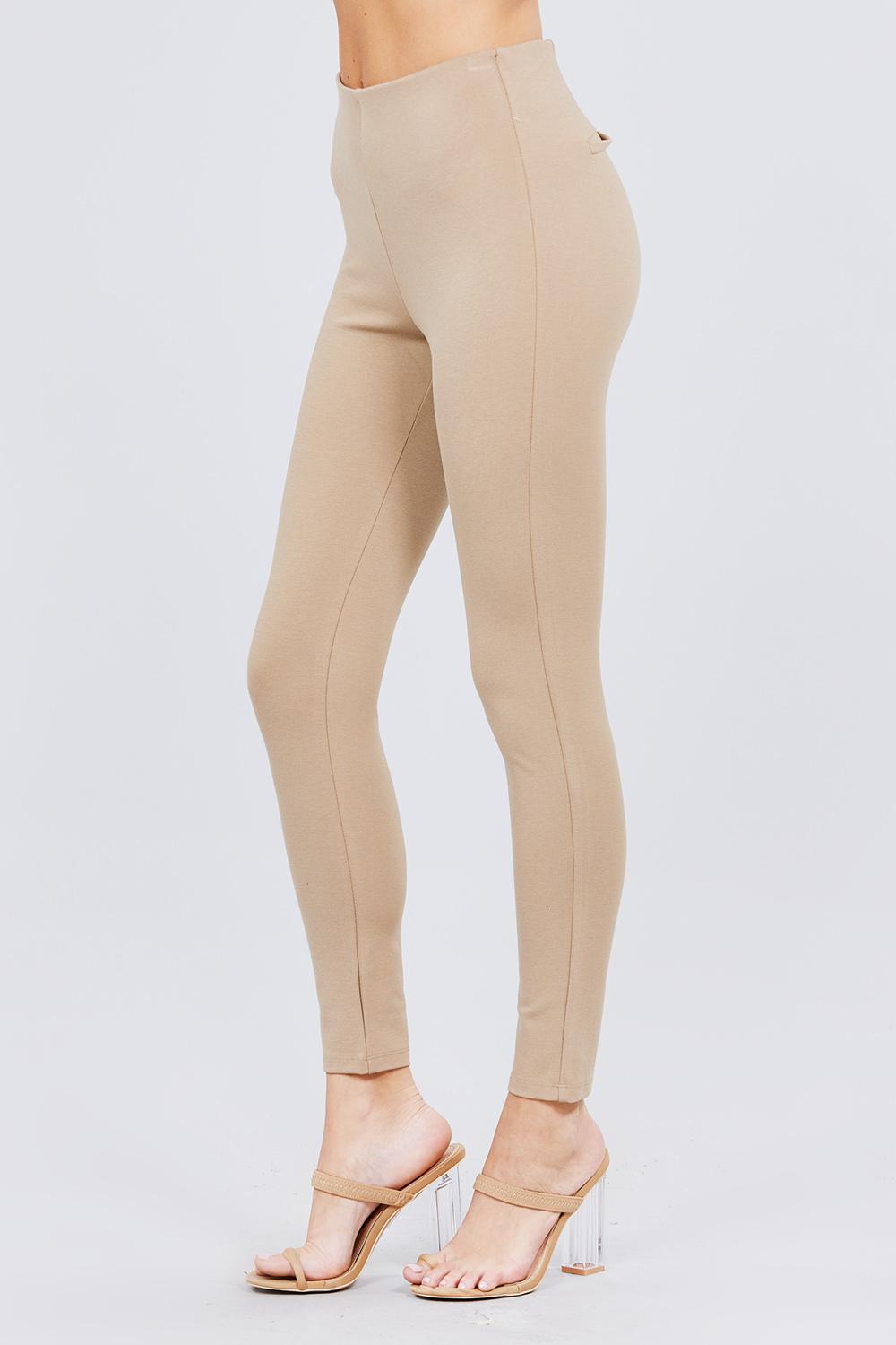Waist Elastic Band Ponte Pants product image